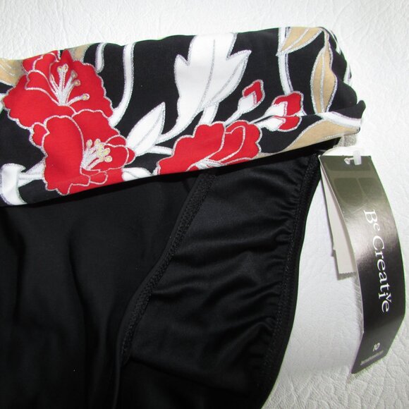 Be Creative Floral Metallic Tankini - Sz 10 - NEW - Picture 8 of 10